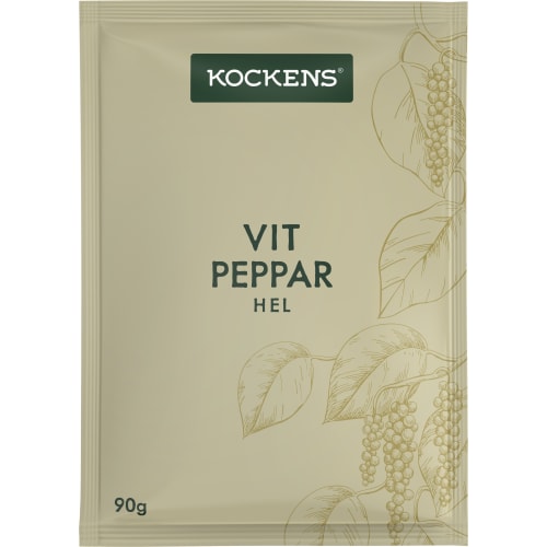 Vitpeppar Hel Påse
