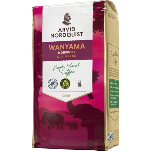 Wanyama Mörkrost Bryggkaffe