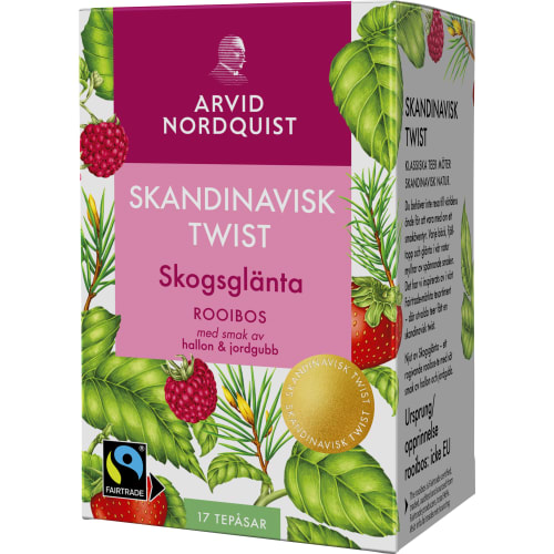 Skogsglänta Skandinavisk Twist Rooibos Hallon/jordg
