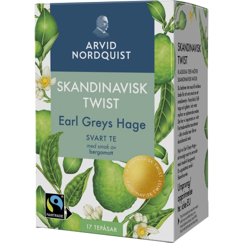 Earlgreys Hage Skandinavisk Twist Svart Te