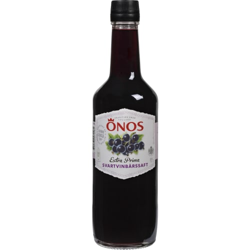 Svart Vinbär Extra Prima Saft Glas