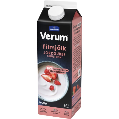 Jordgubb Smultron Filmjölk 3,5%