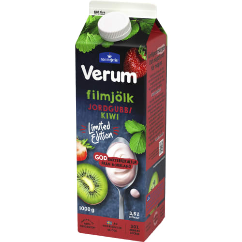 Jordgubb Kiwi Filmjölk 3,5%