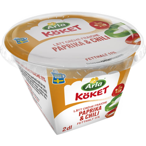 Paprika Chili Lätt Crème Fraiche 11%