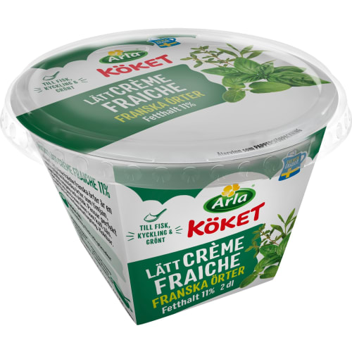Franska Örter Lätt Crème Fraiche 11%
