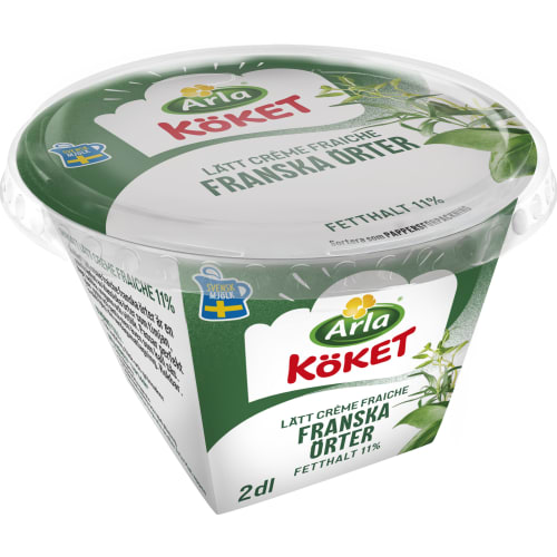 Franska Örter Lätt Crème Fraiche 11%