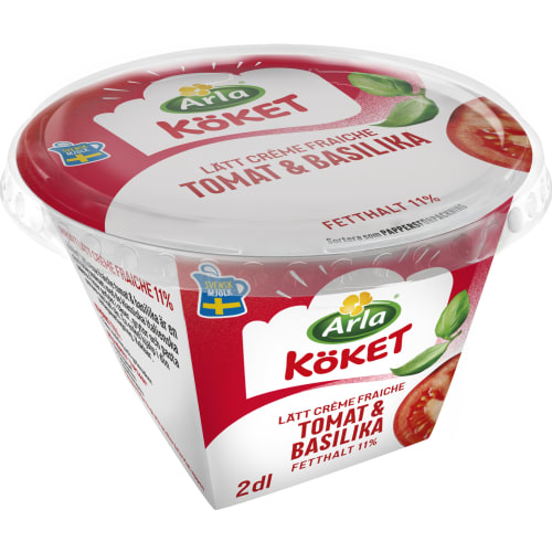 Tomat Basilika Lätt Crème Fraiche 11%