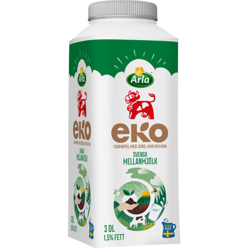 Mellanmjölk Eko 1,5%