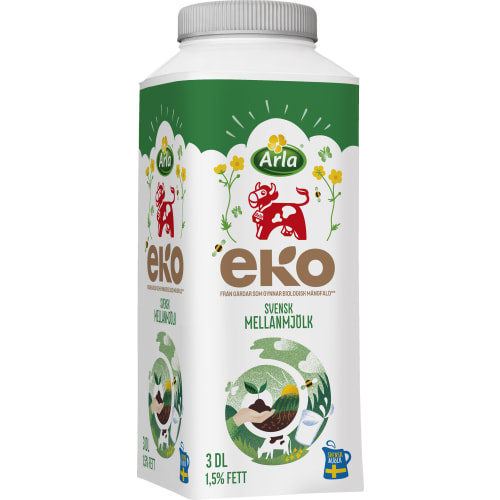 Mellanmjölk Eko 1,5%