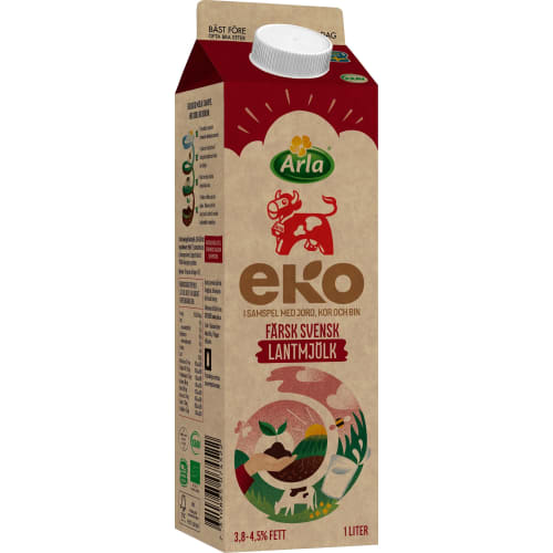 Lantmjölk Eko 3,8-4,5%
