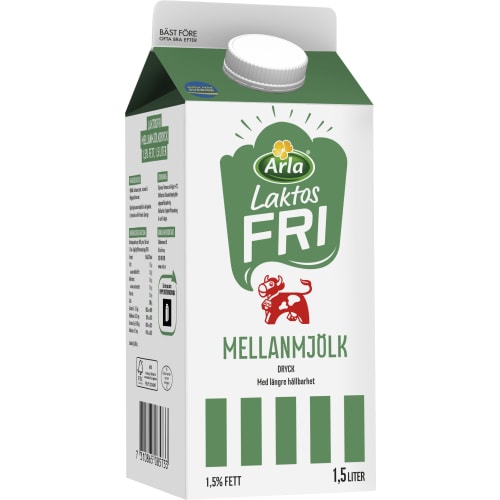 Mellanmjölk Laktosfri 1,5%