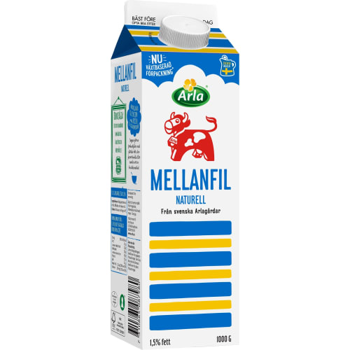 Arla Ko Mellanfil Naturell 1,5%