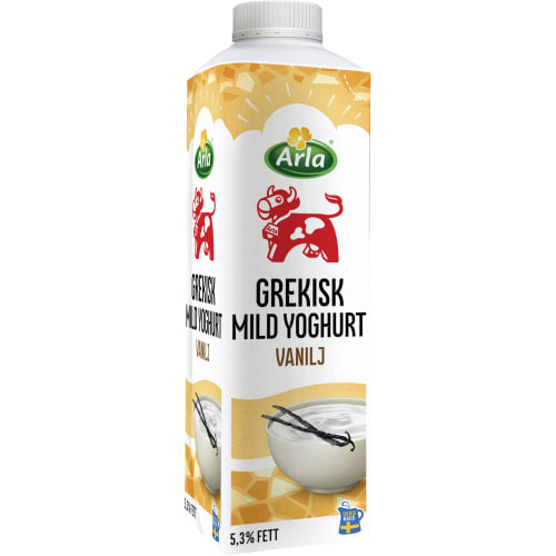 Vanilj Mild Grekisk Yoghurt 5,3%