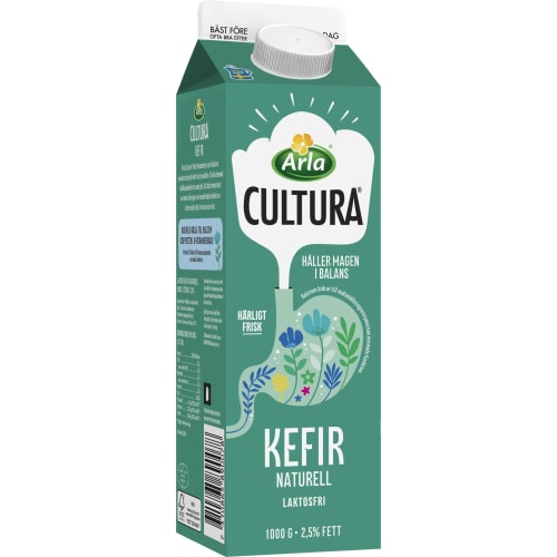 Kefir Naturell Cultura Laktosfri 2,5%