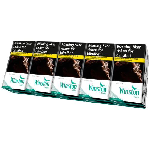 Winston Green 100s Cigaretter