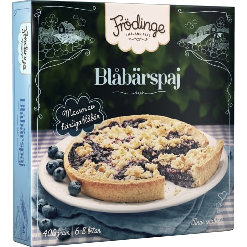 Blåbärspaj Fryst