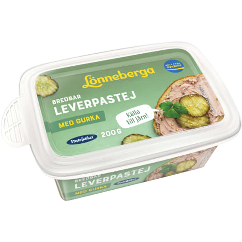 Leverpastej med Gurka Bredbar