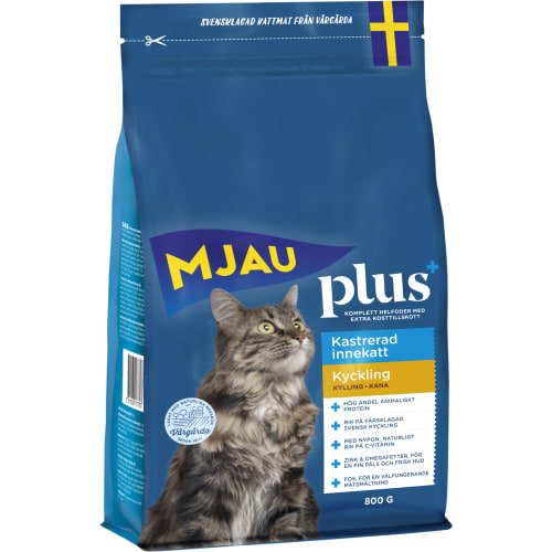Kyckling Kastrerad Innekatt Plus Torrfoder
