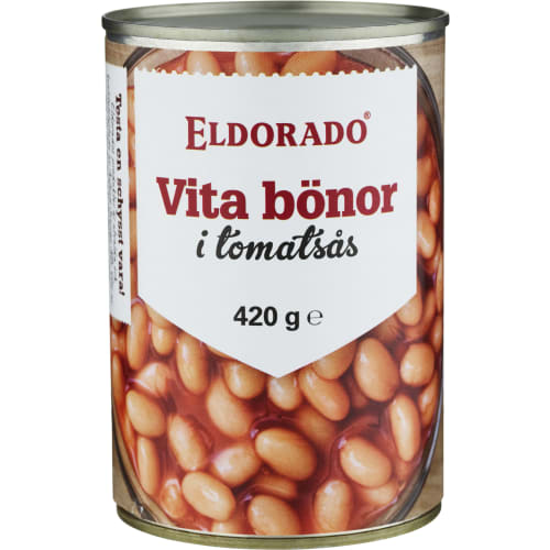 Vita Bönor i Tomatsås