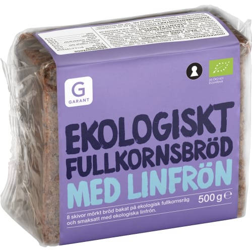 Fullkornsbröd med Linfrön 8-skivor Fullkronsrå