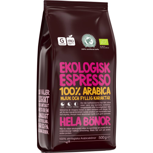 Espresso 100% Arabica Hela Bönor