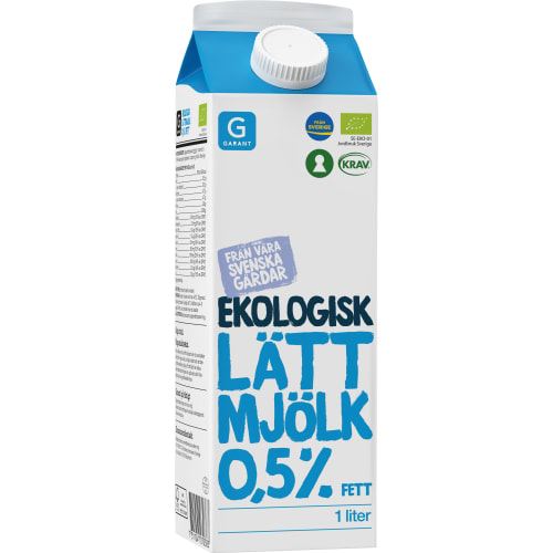 Lättmjölk Ekologisk 0,5%