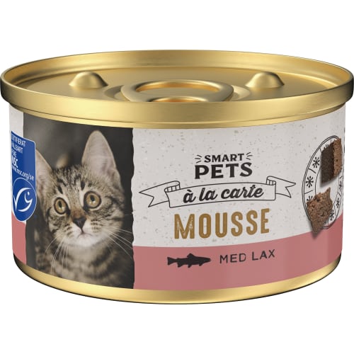 Lax Mousse Kattmat Våt