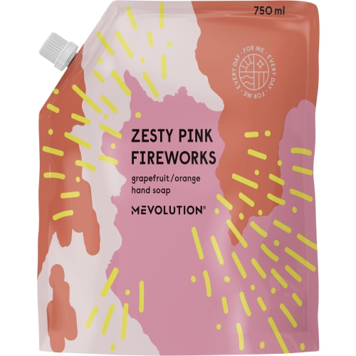 Zesty Pink Fireworks Refill Refill Hand Tvål