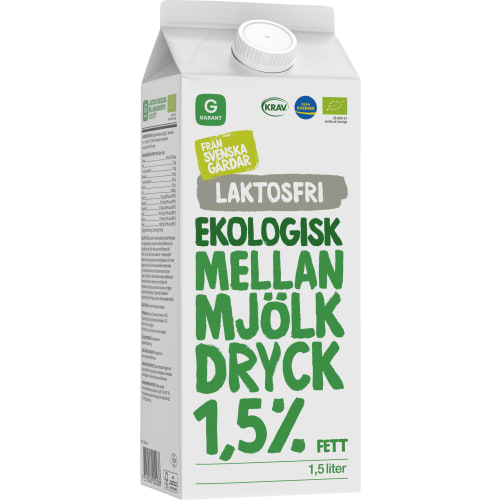 Mjölkdryck Laktosfri 1,5%