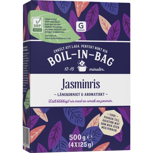 Jasminris Boil-in-bag 4x125g