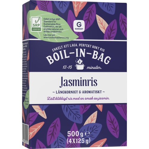 Garant Jasminris Boil-in-bag 4x125g