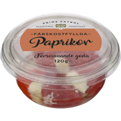 Paprikor Färskostfyllda
