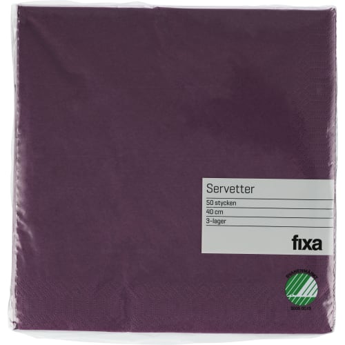 Servett Lila 40cm