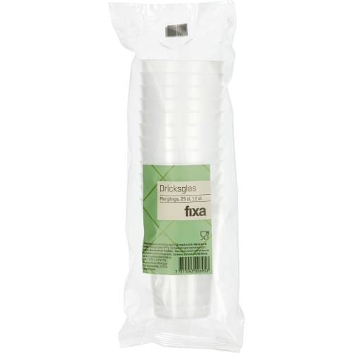 Dricksglas Flergångs 25cl