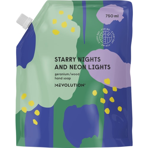 Starry Night And Neon Lights Handtvål Refill