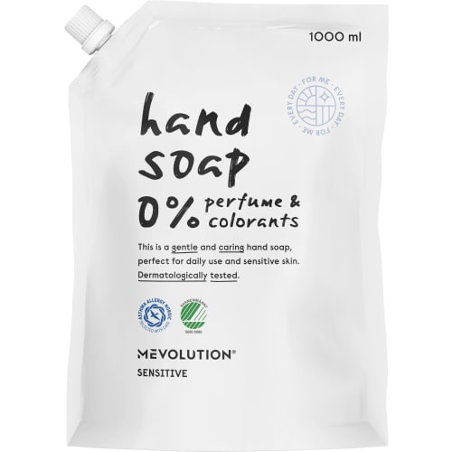 Hand Soap 0% Sensitive Refill Flytande Handtvål