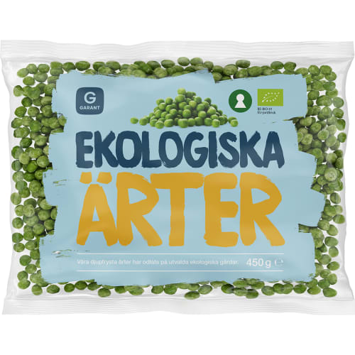 Ärter Ekologiska Frysta