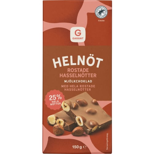 Helnöt Hassel Mjölkchoklad
