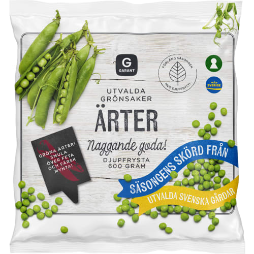 Ärter Svenska Frysta