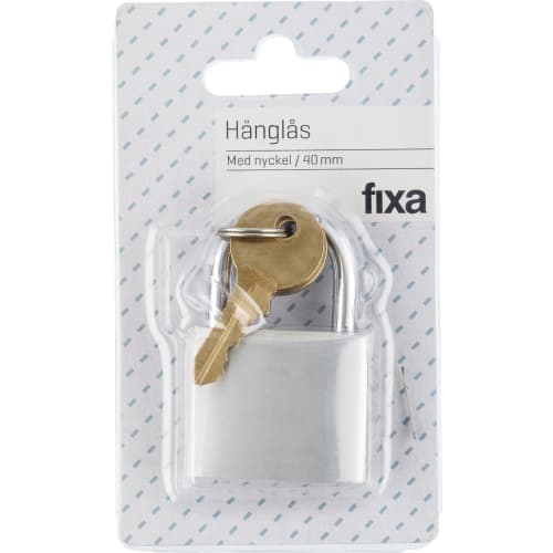 Fixa Hänglås 40mm med Nyckel
