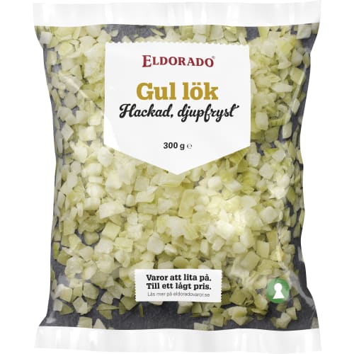 Hackad Lök Fryst