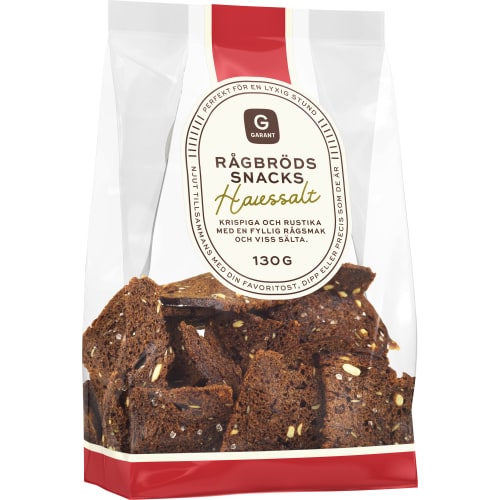 Garant Rågbrödssnacks Havssalt