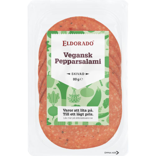 Pepparsalami Vegansk
