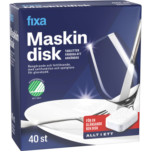Maskindisk Tabletter Maskindiskmedel
