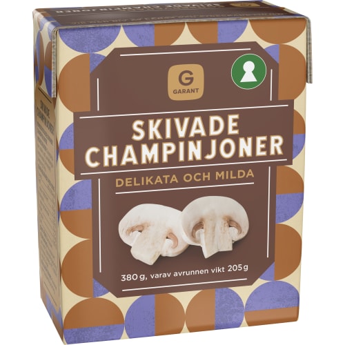 Champinjoner Skivor