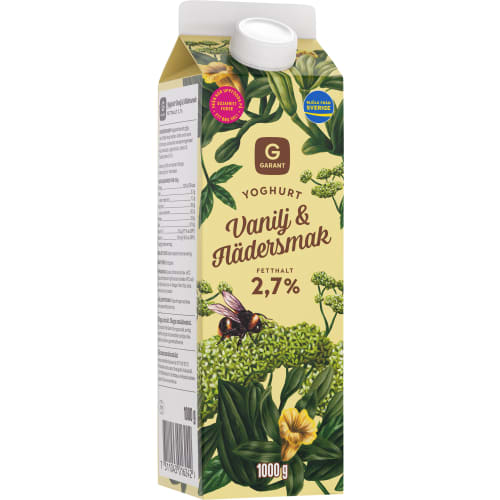 Fläder Vanilj Yoghurt 2,7%