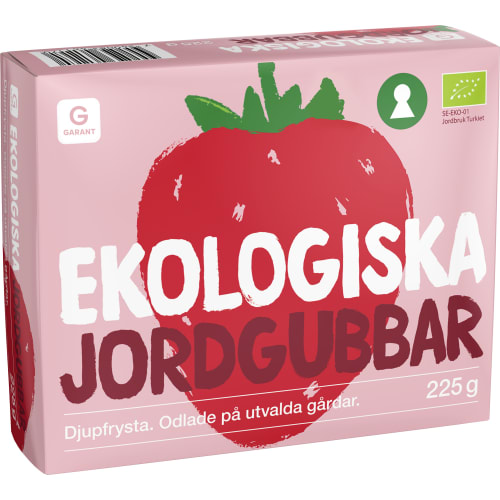 Jordgubbar Ekologiska Frysta