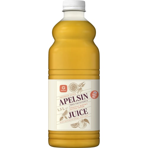 Apelsin med Fruktkött Juice