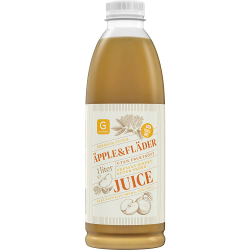 Äpple Fläder Juice Utan Fruktkött