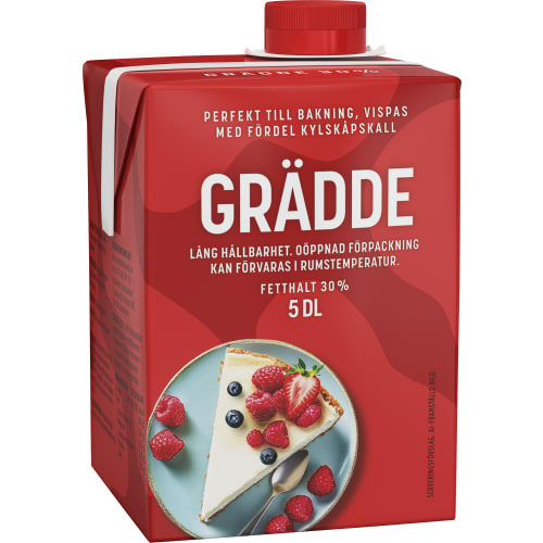 Grädde Lång Hållbarhet 30%
